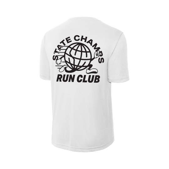 Run Club Globe Athletic Tee