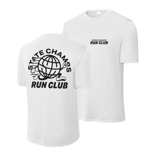 Run Club Globe Athletic Tee
